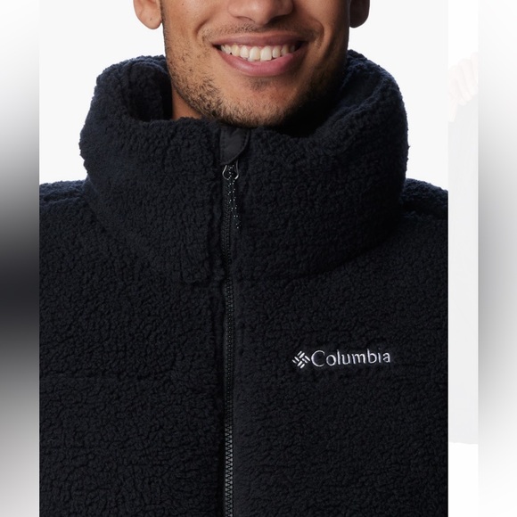 Columbia puffer fleece Jacket in L black - Picture 2 of 4